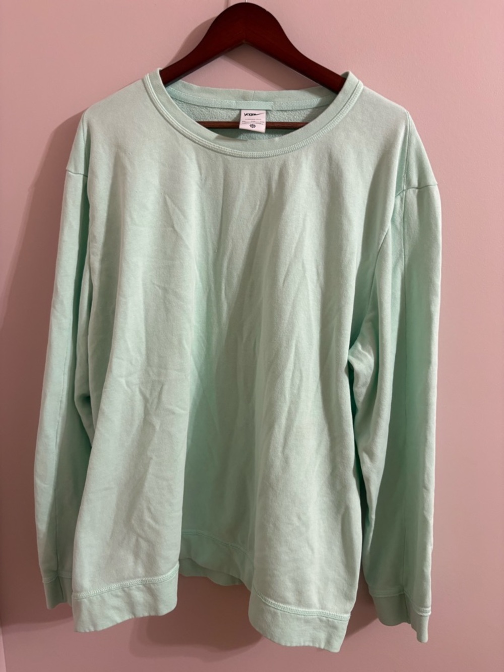 Mint Green Nike Yoga Crewneck Sweatshirt